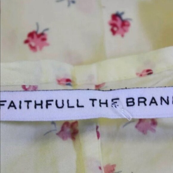 Faithfull the Brand Skirt NWT Santa Maria Midi Floral Skirt new xs - Picture 7 of 7